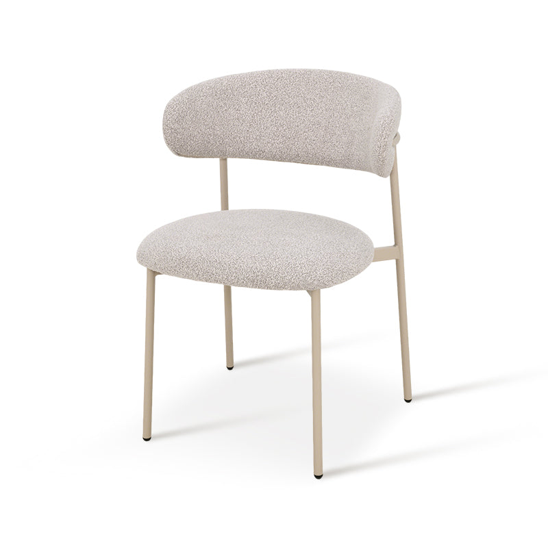 Chaise de salle à manger Zahra [Lot de 2] [Tissu Boucle] [⌀ 1.9 cm]