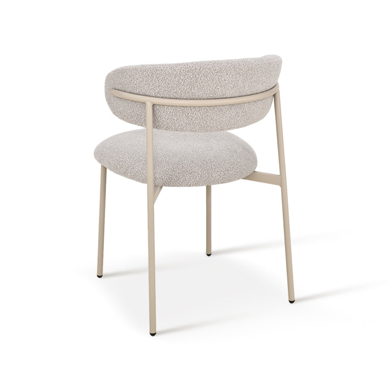 Chaise de salle à manger Zahra [Lot de 2] [Tissu Boucle] [⌀ 1.9 cm]