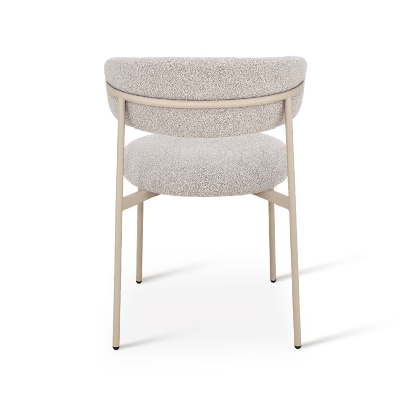 Chaise de salle à manger Zahra [Lot de 2] [Tissu Boucle] [⌀ 1.9 cm]