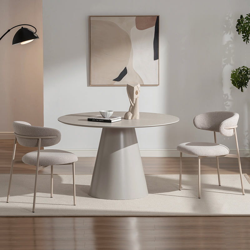 Chaise de salle à manger Zahra [Lot de 2] [Tissu Boucle] [⌀ 1.9 cm]