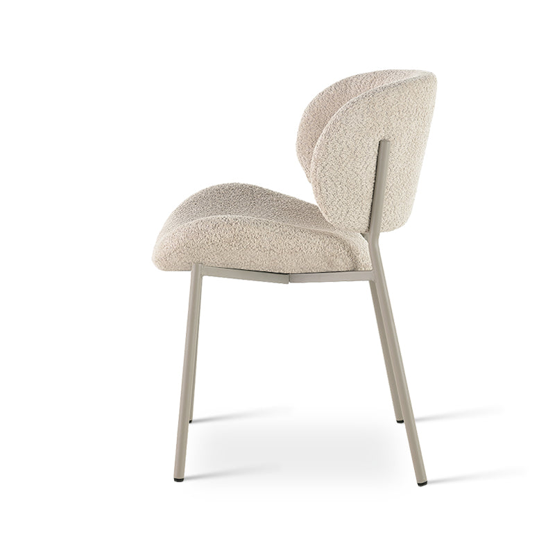 Chaise de Salle à Manger Hadley [Lot de 2] [Beige] [Tissu Bouclette]