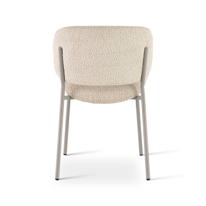 Chaise de Salle à Manger Hadley [Lot de 2] [Beige] [Tissu Bouclette]