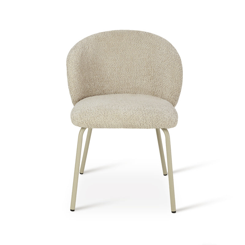 Chaise de Salle à Manger Yasin [Lot de 2] [Tissu Bouclette]