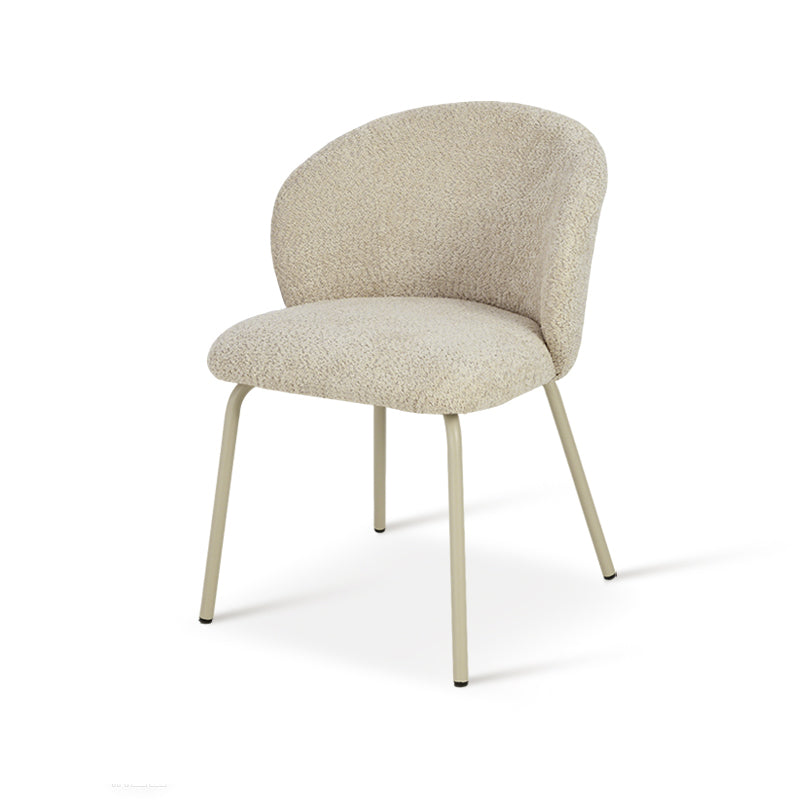 Chaise de Salle à Manger Yasin [Lot de 2] [Tissu Bouclette]