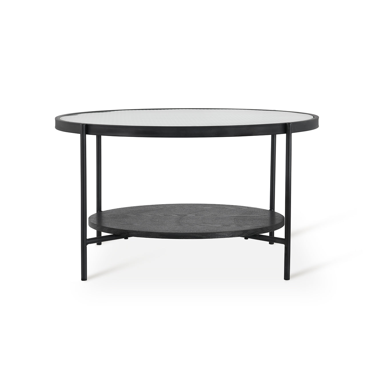 Table basse ronde Kiana [Noire]