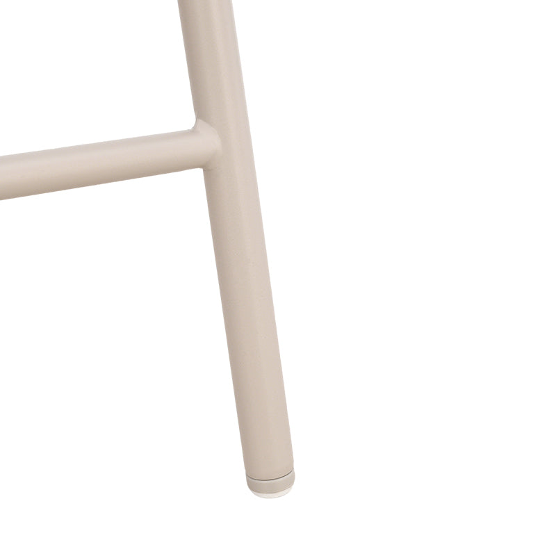 Tabouret de Bar Zahra S [Lot de 2] [Tissu effet lin] [65 cm] [⌀ 2.5 cm]