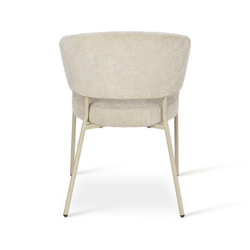 Fauteuil salle à manger Eloise [Lot de 2] [Velours & Chenille]