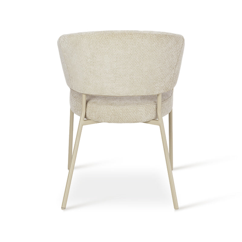 Fauteuil salle à manger Eloise [Lot de 1] [Velours & Chenille]