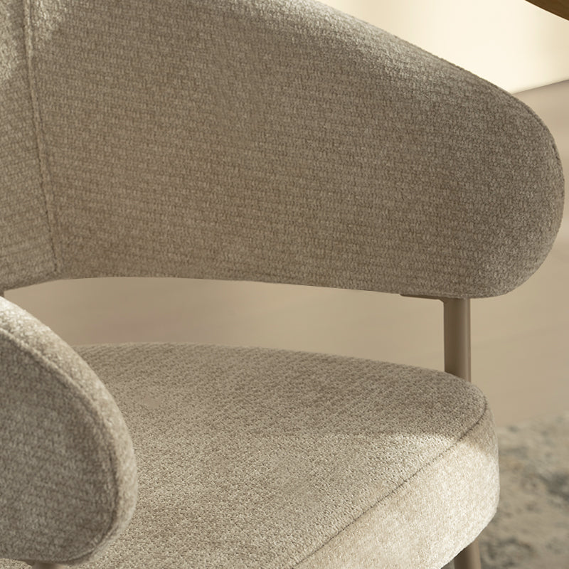 Fauteuil salle à manger Eloise [Lot de 2] [Velours & Chenille]