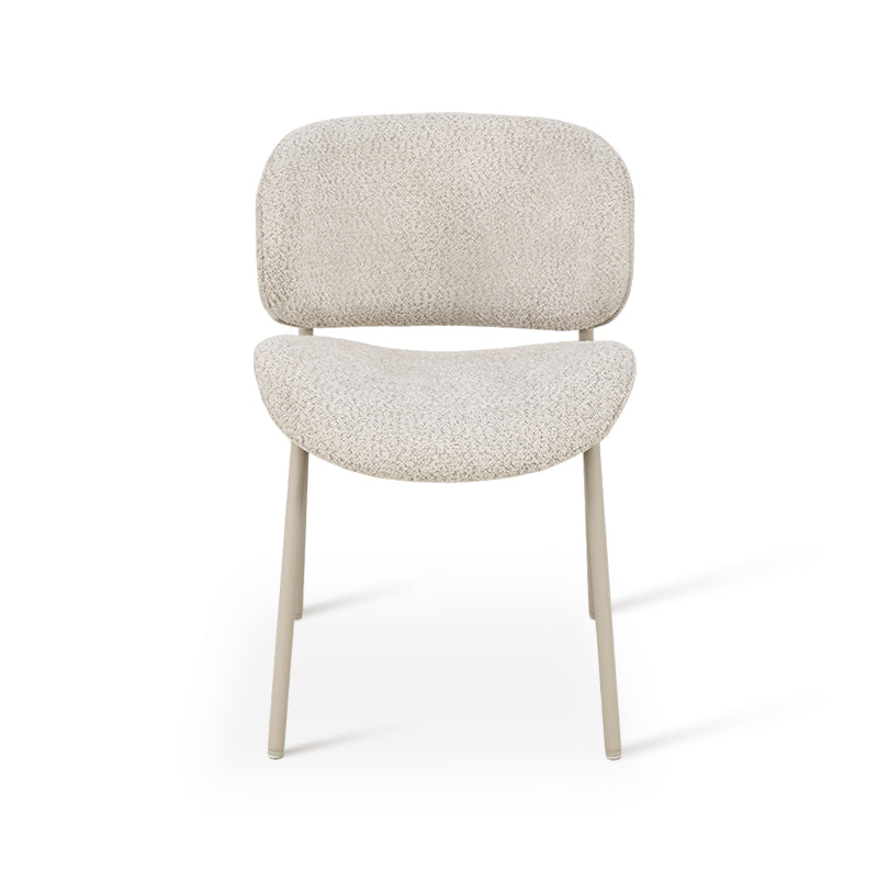 Chaise de Salle à Manger Hadley [Lot de 2] [Beige] [Tissu Bouclette]