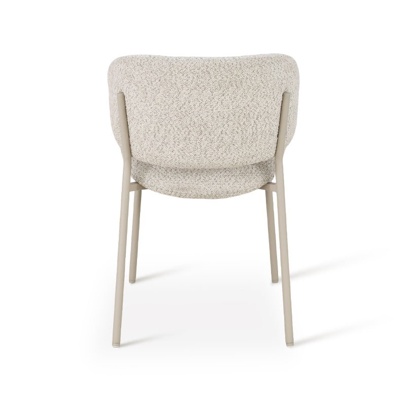 Chaise de Salle à Manger Hadley [Lot de 2] [Beige] [Tissu Bouclette]