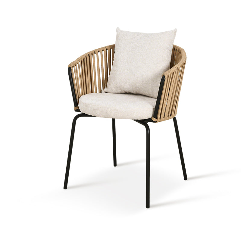 Chaise de salle à manger Louisa [Lot de 1] [Tissu en lin]