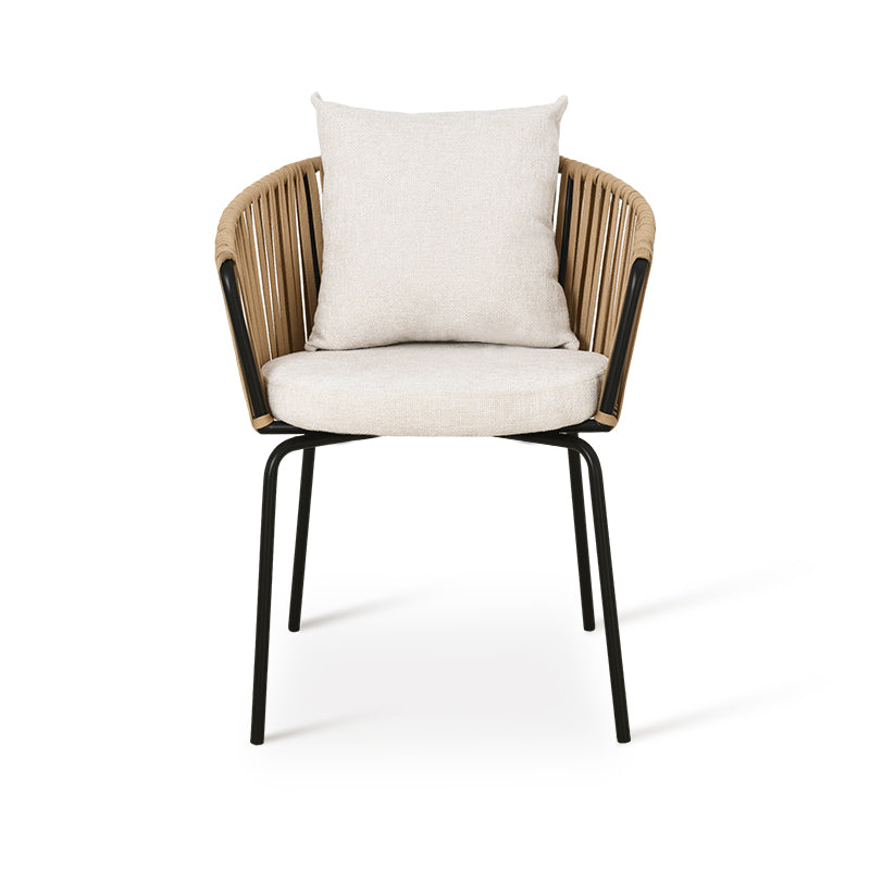 Chaise de salle à manger Louisa [Lot de 1] [Tissu en lin]