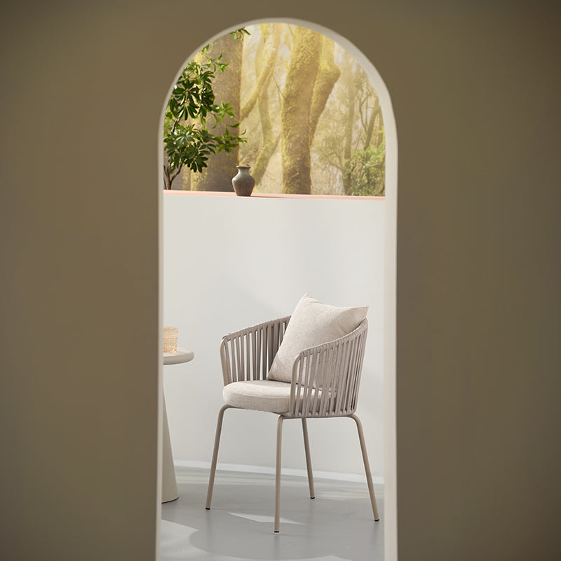 Chaise de salle à manger Louisa [Lot de 1] [Tissu en lin]