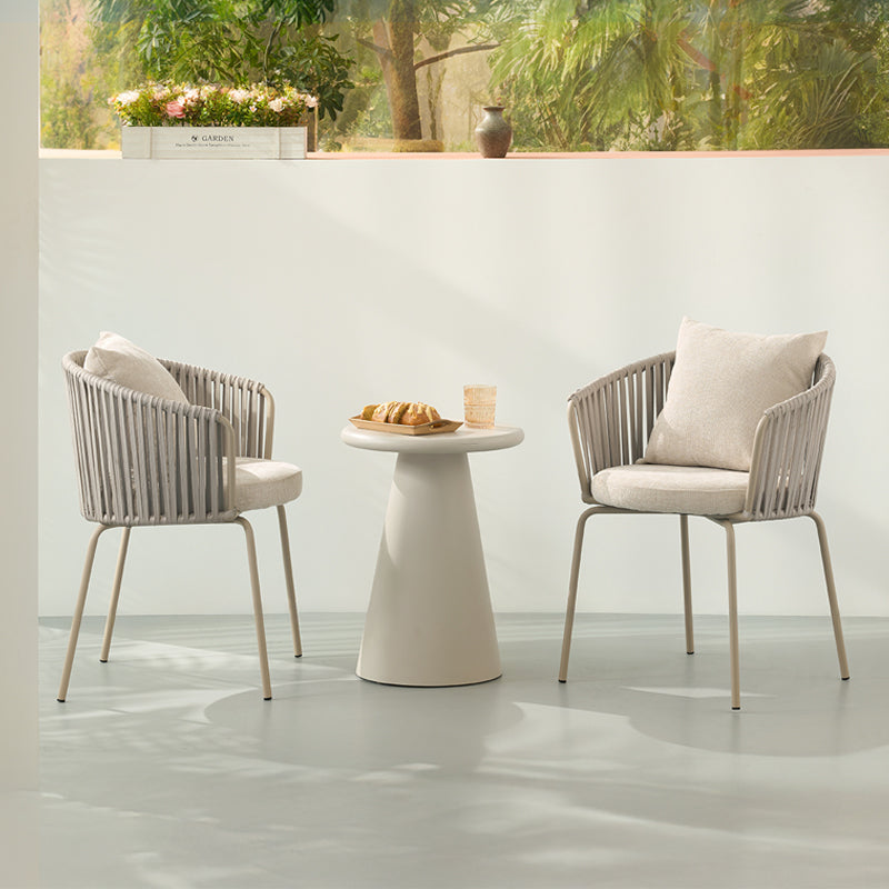 Chaise de salle à manger Louisa [Lot de 1] [Tissu en lin]