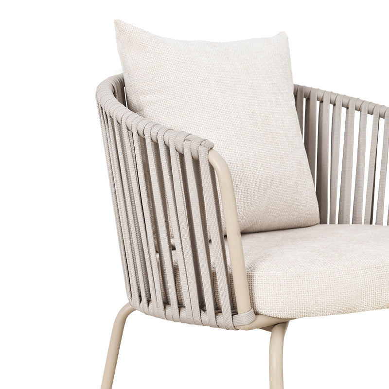 Chaise de salle à manger Louisa [Lot de 1] [Tissu en lin]