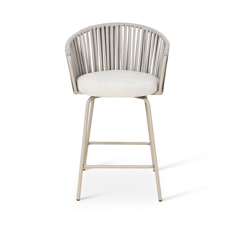 Tabouret de Bar Louisa [Lot de 2] [Tissu en lin] [65 cm]