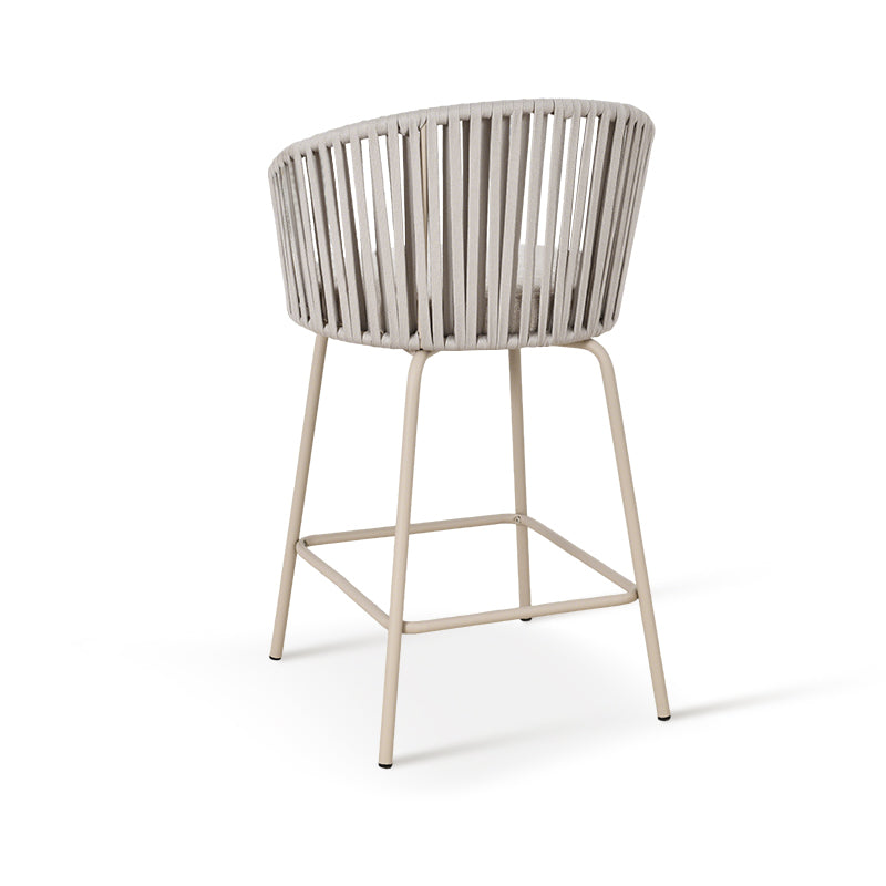 Tabouret de Bar Louisa [Lot de 2] [Tissu en lin] [65 cm]