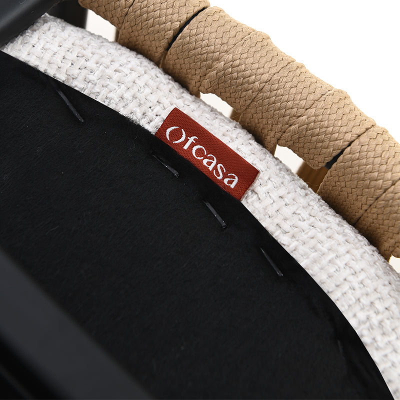 Tabouret de Bar Louisa [Lot de 2] [Tissu en lin] [65 cm]