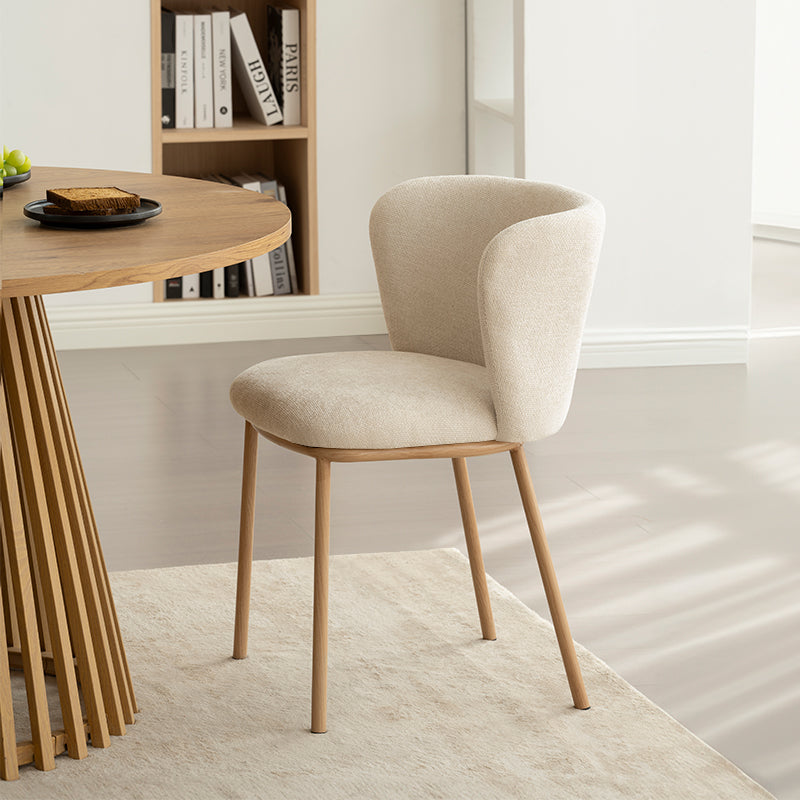 Chaise de Salle à Manger Karin [Lot de 2] [Tissu Bouclette]