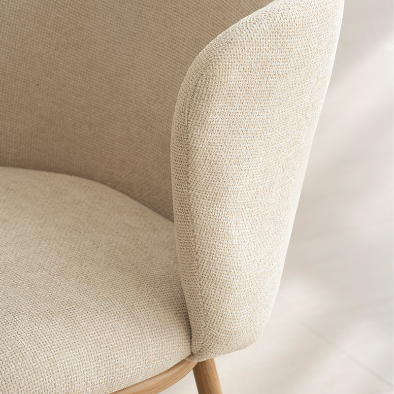 Chaise de Salle à Manger Karin [Lot de 2] [Tissu Bouclette]