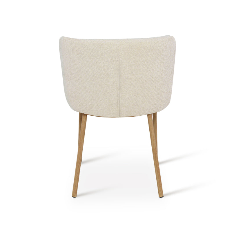 Chaise de Salle à Manger Karin [Lot de 2] [Tissu Bouclette]