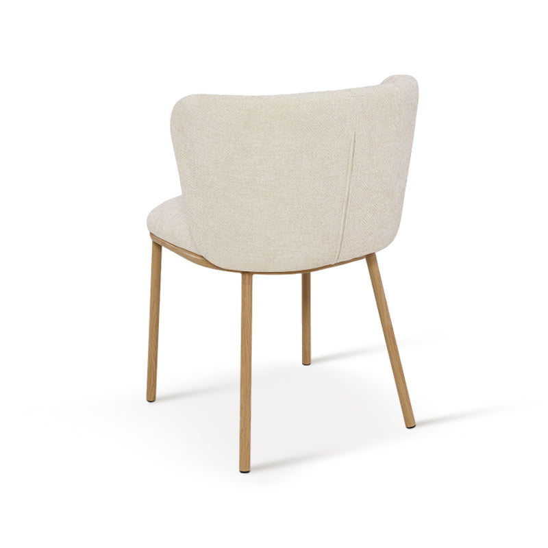 Chaise de Salle à Manger Karin [Lot de 2] [Tissu Bouclette]