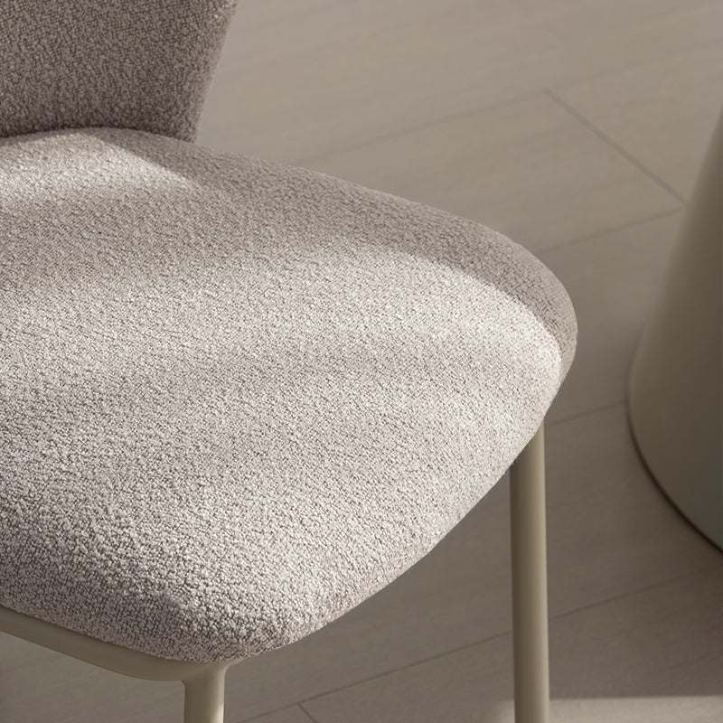 Chaise de Salle à Manger Karin [Lot de 2] [Bouclé]