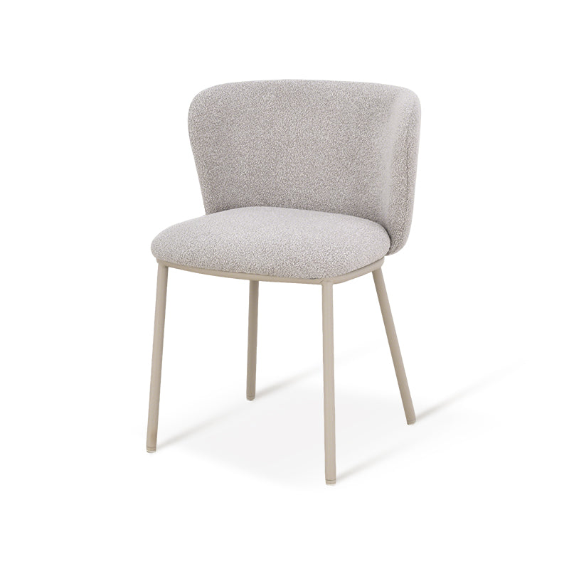 Chaise de Salle à Manger Karin [Lot de 2] [Bouclé]