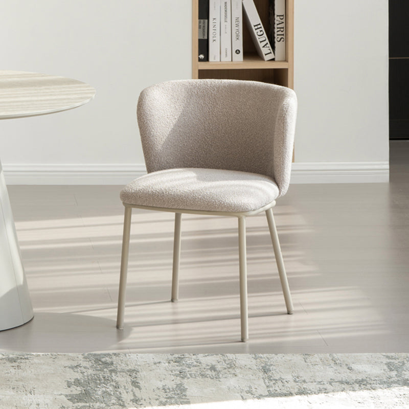 Chaise de Salle à Manger Karin [Lot de 2] [Bouclé]
