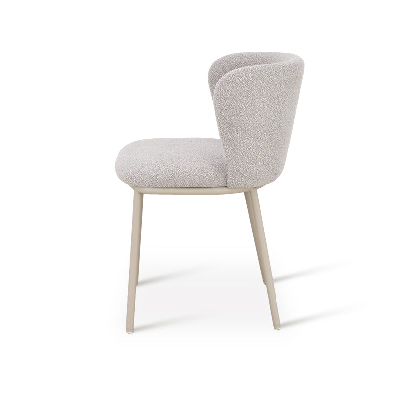 Chaise de Salle à Manger Karin [Lot de 2] [Bouclé]