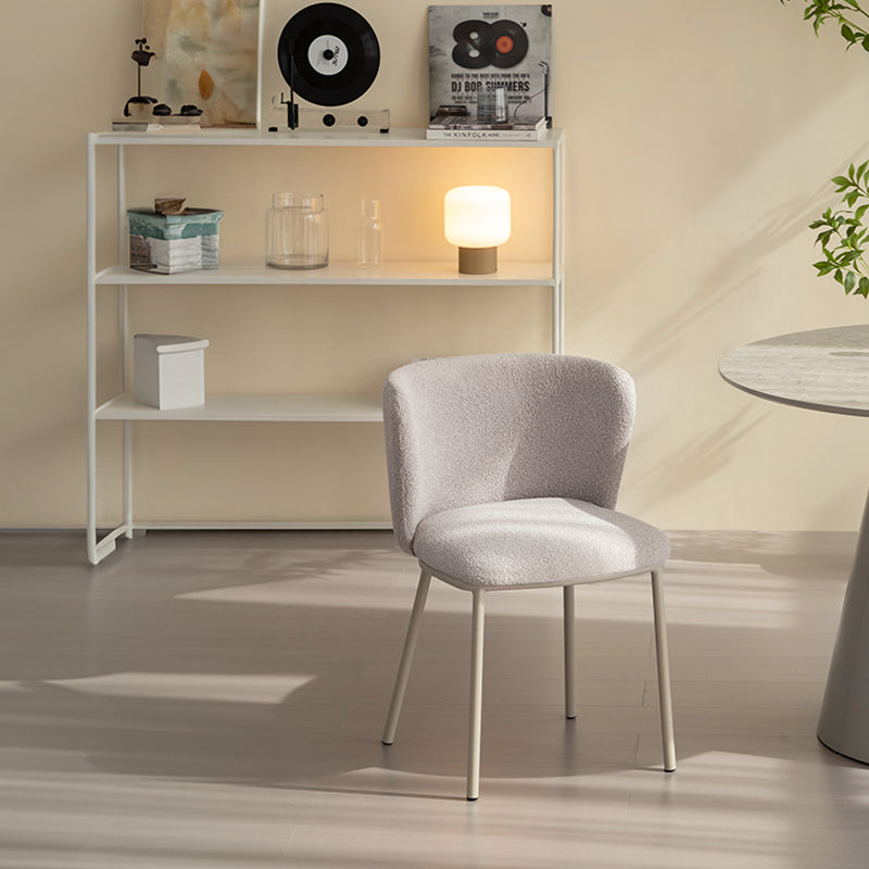 Chaise de Salle à Manger Karin [Lot de 2] [Tissu Bouclette]