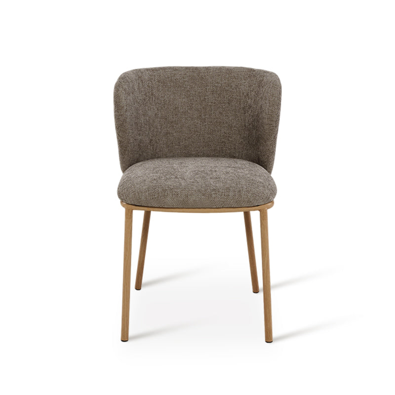 Chaise de Salle à Manger Karin [Lot de 2] [Tissu Bouclette]