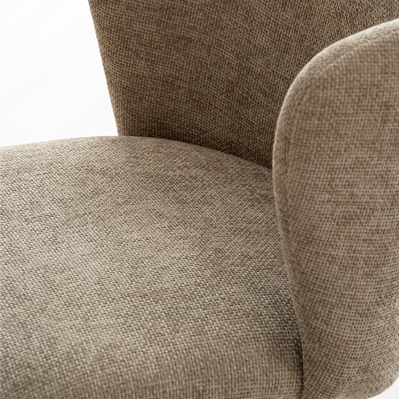 Chaise de Salle à Manger Karin [Lot de 2] [Tissu Bouclette]