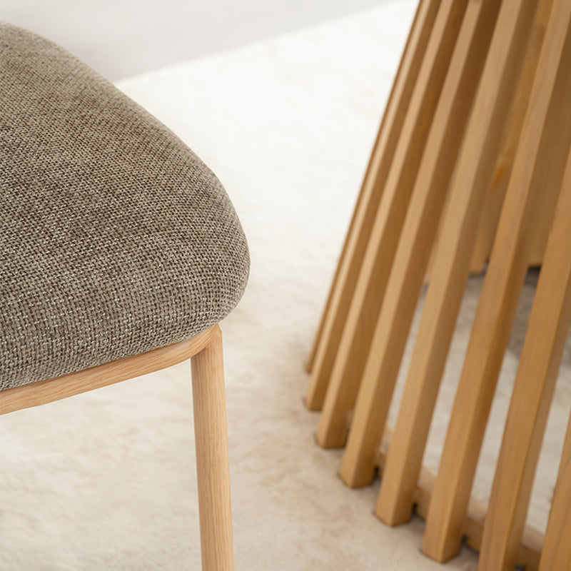 Chaise de Salle à Manger Karin [Lot de 2] [Tissu Bouclette]