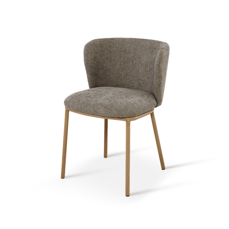 Chaise de Salle à Manger Karin [Lot de 2] [Tissu Bouclette]