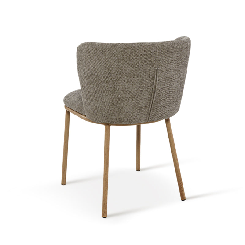 Chaise de Salle à Manger Karin [Lot de 2] [Tissu Bouclette]