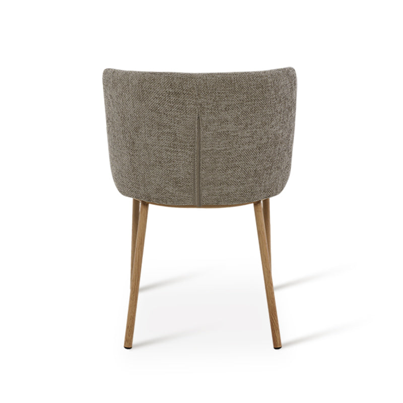 Chaise de Salle à Manger Karin [Lot de 2] [Tissu Bouclette]