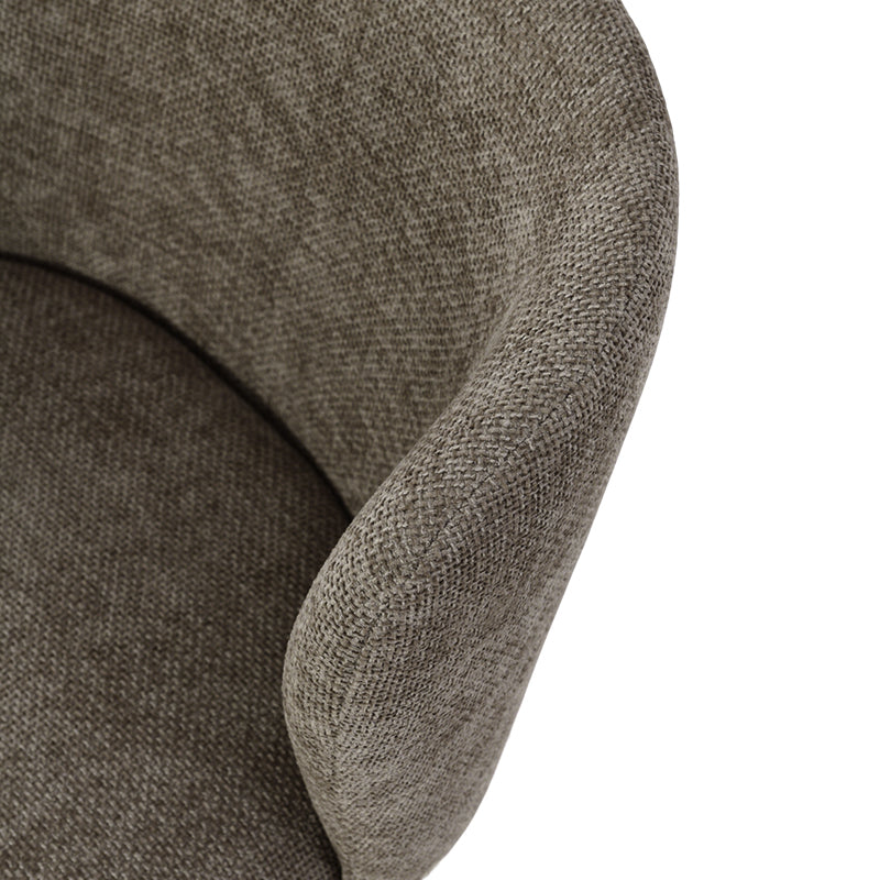 Chaise de Salle à Manger Karin [Lot de 2] [Tissu Bouclette]