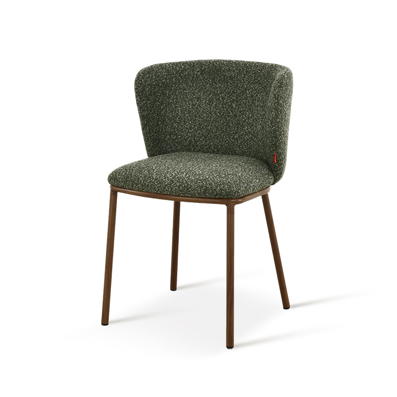 Chaise de Salle à Manger Karin [Lot de 2] [Bouclé]