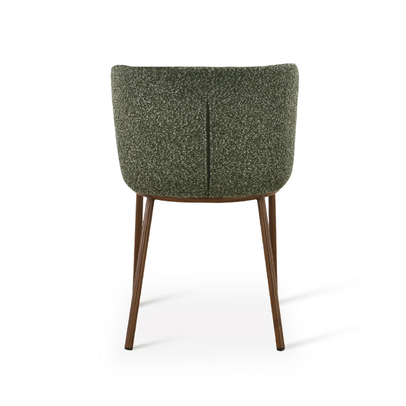 Chaise de Salle à Manger Karin [Lot de 2] [Bouclé]