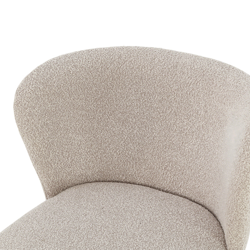 Chaise de Salle à Manger Karin [Lot de 2] [Tissu Bouclette]