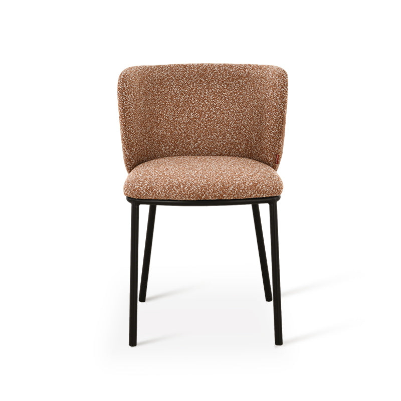 Chaise de Salle à Manger Karin [Lot de 2] [Bouclé]