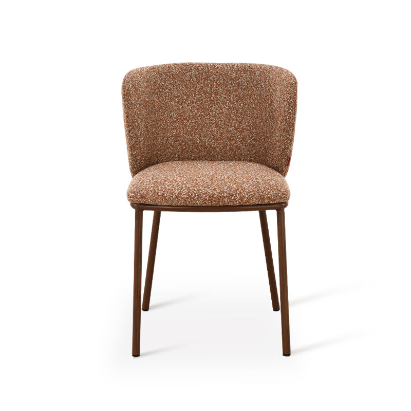 Chaise de Salle à Manger Karin [Lot de 2] [Bouclé]