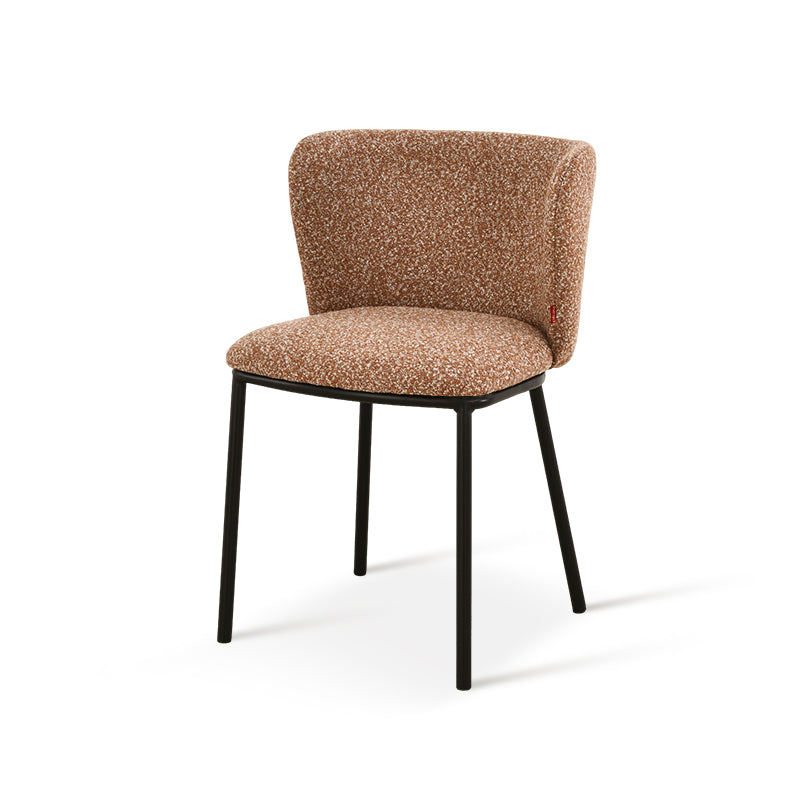Chaise de Salle à Manger Karin [Lot de 2] [Bouclé]