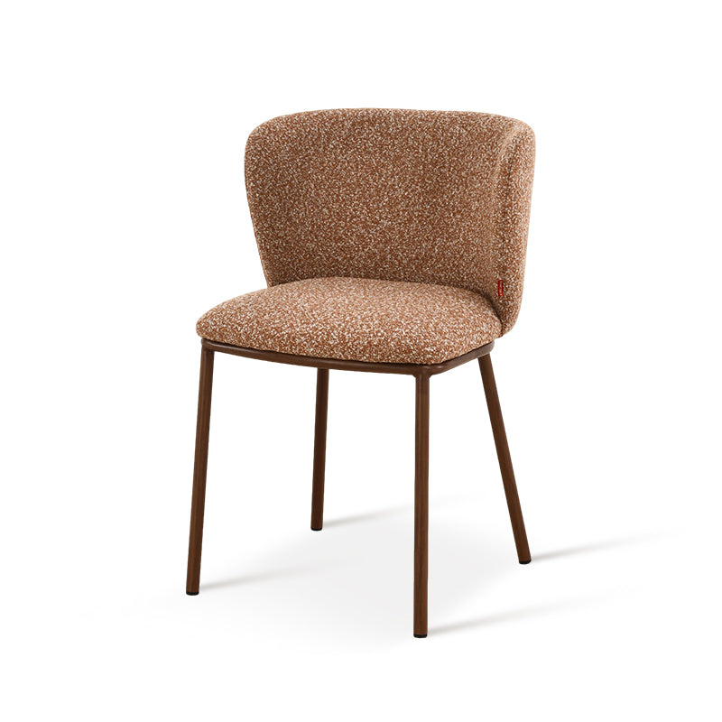 Chaise de Salle à Manger Karin [Lot de 2] [Bouclé]