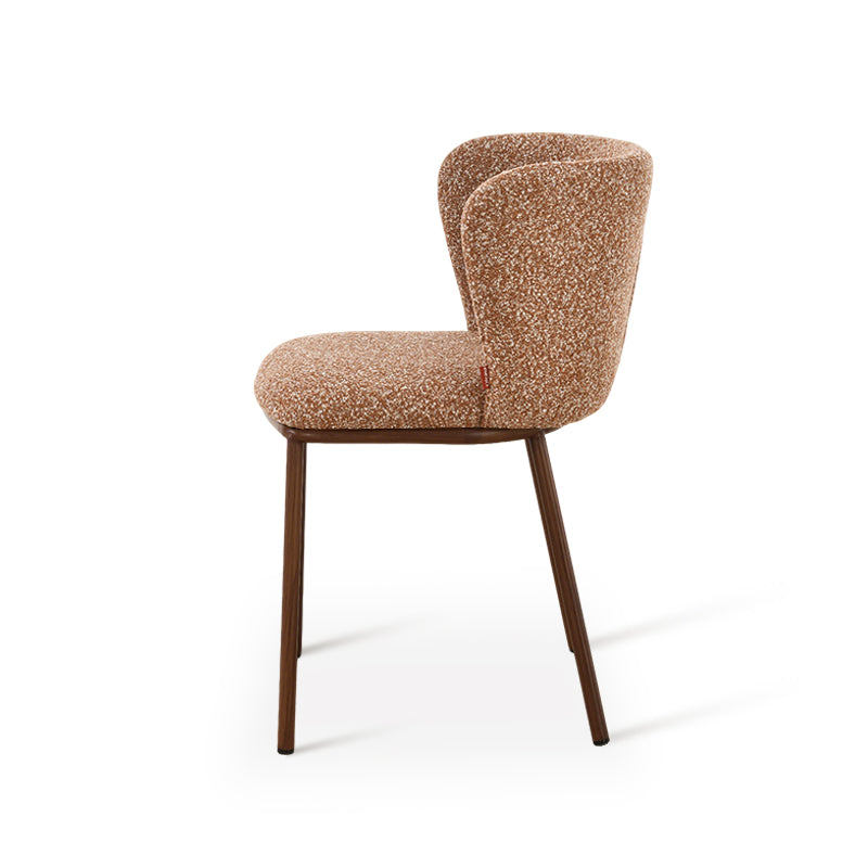 Chaise de Salle à Manger Karin [Lot de 2] [Bouclé]