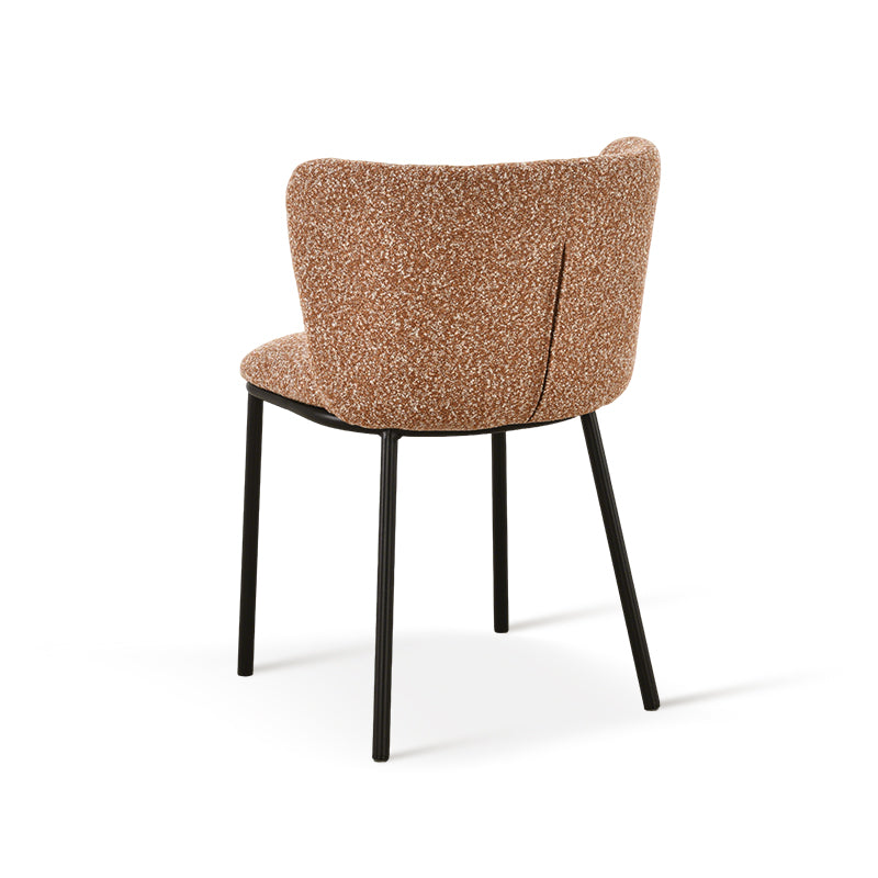 Chaise de Salle à Manger Karin [Lot de 2] [Bouclé]