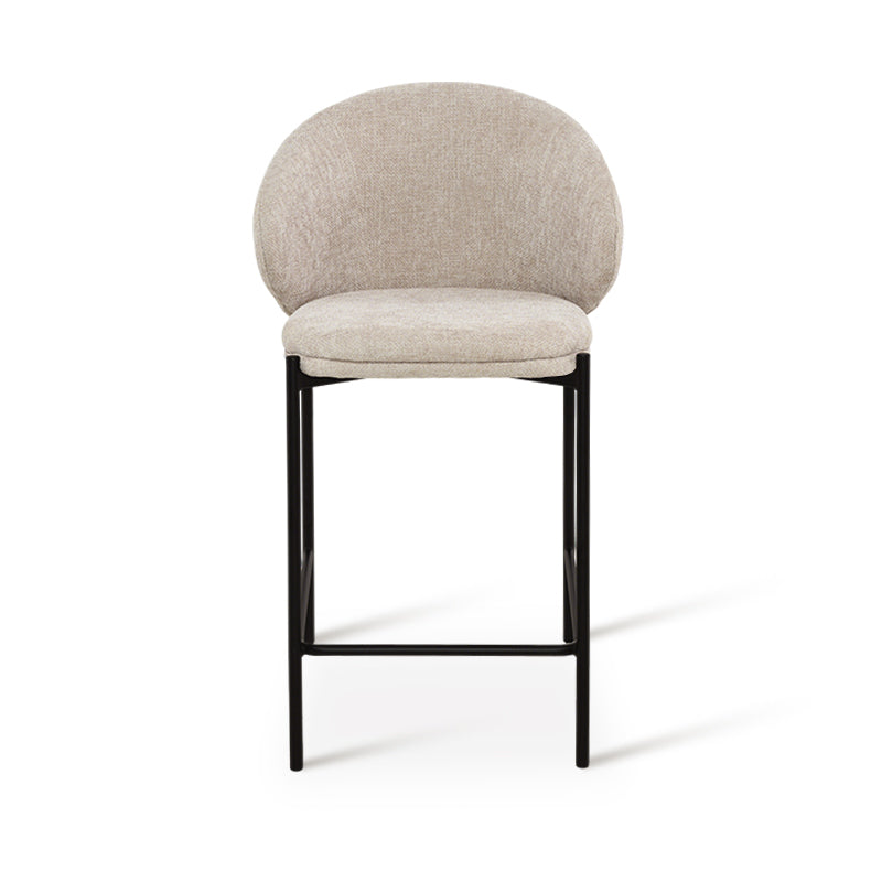 Tabourets de bar Bard [Lot de 1] [Tissu en lin] [65 cm]