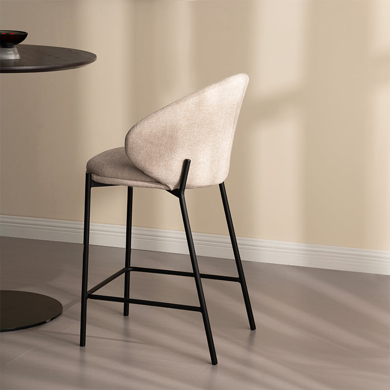 Tabourets de bar Bard [Lot de 1] [Tissu en lin] [65 cm]